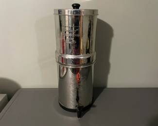 Travel Berkey stainless steel gravity water filtration system
