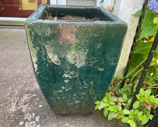 Tall Square Planter Pot