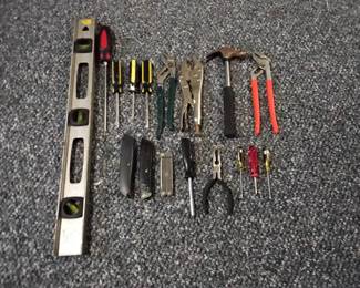 Small Lot Of Tools Including A Leatherman
