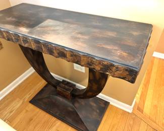 Pedestal Console Table — $250
