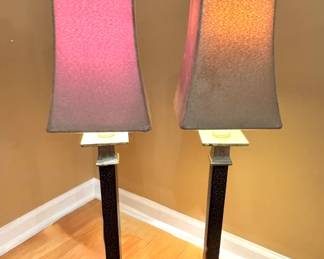 Postmodern Double-Light Accent Table Lamp, $75 each