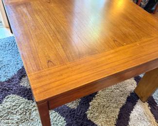 Extendable Dining Table with Six Upholstered Dining Chairs, $450