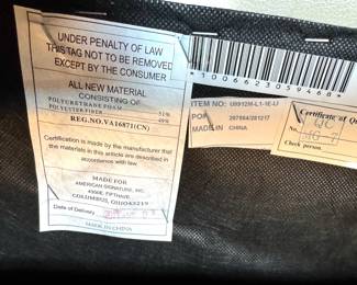American Signature, Sofa (2) $500 each / Recliner $300