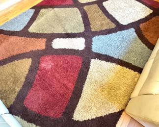 Orian Rugs "Circle Bloom" Shag Area Rug, $150