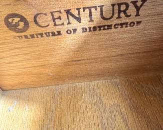 Century Furniture Burl Oak Credenza, $550