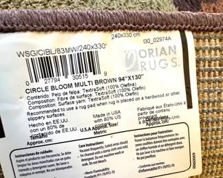 Orian Rugs "Circle Bloom" Shag Area Rug, $150