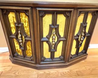Spanish Revival Hollywood Regency Cabinet, $250