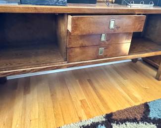 Century Furniture Burl Oak Credenza, $550