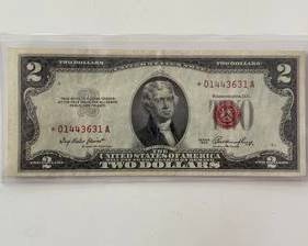Series 1953 $2 Legal Tender **Star** Note Almost Uncirculated Condition