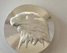 2 Ounce .999 Fine Silver Stacker Eagle in Gem Uncirculated Condition