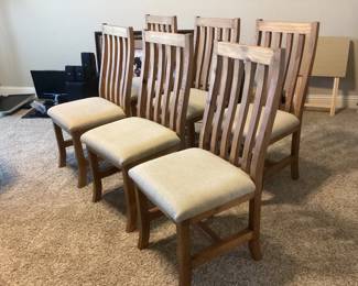 Set of 6 Chairs w/Table
