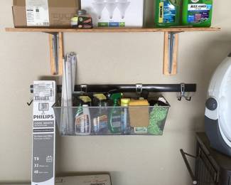 Assorted Lightbulbs, chemicals