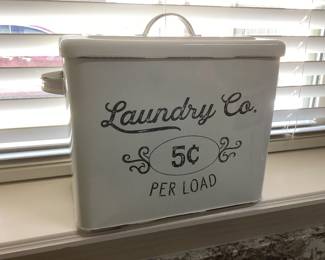 Metal Laundry Tin