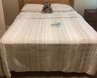 Queen Bed with Western-style Headboard