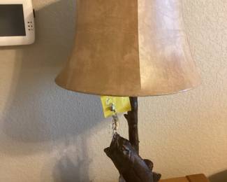 Pair of Bass Fish Lamps