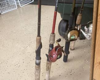 Fishing Poles, Rods and Reels