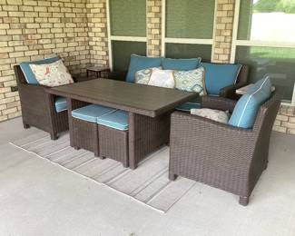 Woven Patio Furniture Set