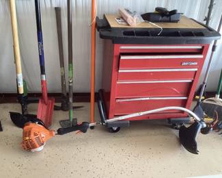 Craftsman Toolbox, Lawn Tools, Echo Trimmer