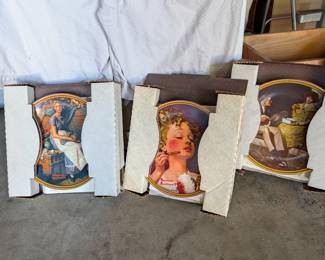 vintage Norman Rockwell limited edition collector plates
