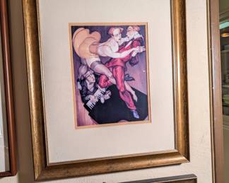 'Tango Over the Piano" by the famous Brazilian artist Juárez Machado. (Set of 3)