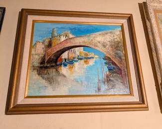 European mid-century art gallery piece.