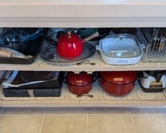 Kitchen utensils, supplies