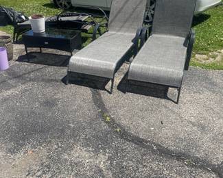 Patio lounge chairs