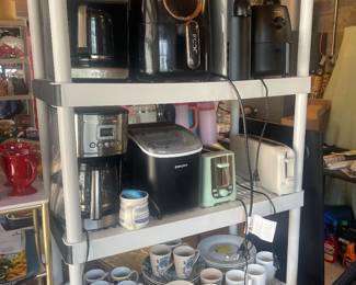 Ice maker, air fryer, toaster, nespresso maker, coffee makers