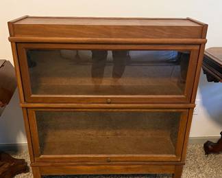 Vintage Wood Hale Barrister Bookcase