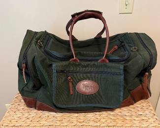 Orvis Green Canvas Duffel Bag