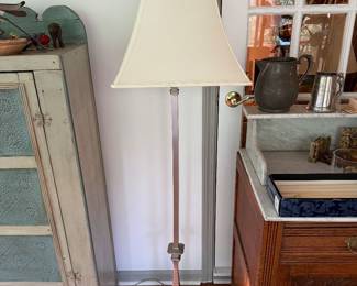 Quality Silver Heavy Floor Lamp