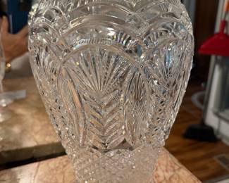 12" Waterford Vase $100