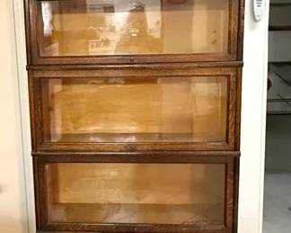 06 Macey No. 910 QuarterSawn Oak Stacking Barrister Bookcase