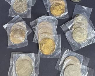 Bridge Festival Commemorative Token Collection, Covered Bridge Medals Souvenir Coins