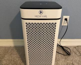 Medify Air HEPA Air Purifier with Ionizer, Touch Controls Timer, Tested Working