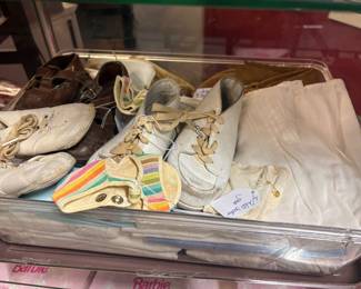Vintage, baby shoes and children’s clothes