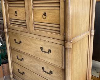 1950s Bedroom Set: 2 dressers/Headboard/night stand