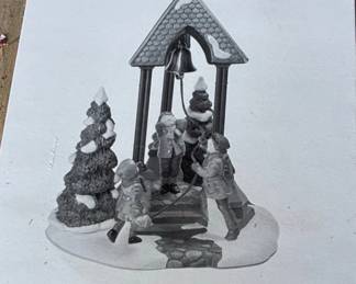 Department Heritage Village Christmas Bells Special Event Piece