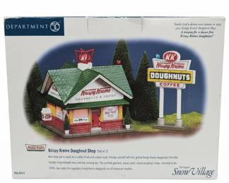 Department The Original Snow Village Krispy Kreme Doughnut Shop