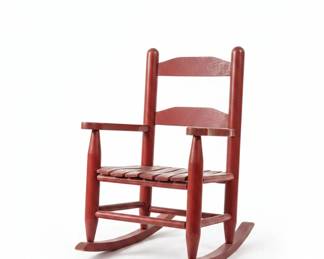 Childs Ladderback Rocking Chair