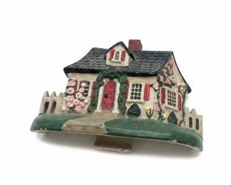 Cast Iron Cottage Doorstop