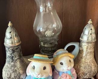 Assorted Ceramic Figurines and Salt and Pepper Shakers  Primarily Farm Animals and Holiday Themes second image