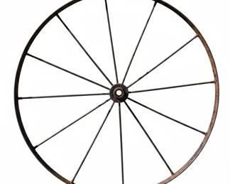Antique Wagon Wheel D