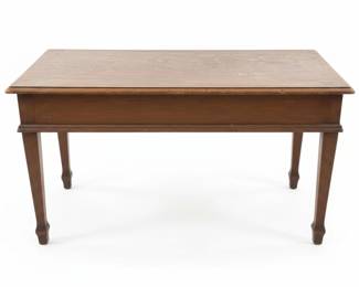 Antique Piano Music Bench with dropdown Storage
