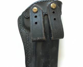 Vintage Leather Revolver Holster