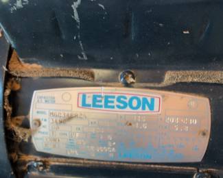 LEESON MGGEBA Capacitor A.C. Motor second image