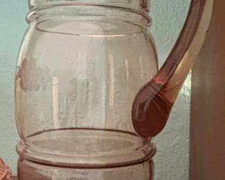 Anchor Hocking Mayfair Open Rose Pink Depression Glass Set fifth image