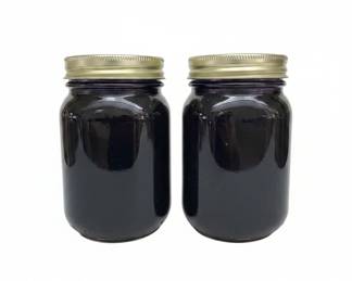 Amethyst Glass Heritage Collection Ball Mason Jars with Metal Lids