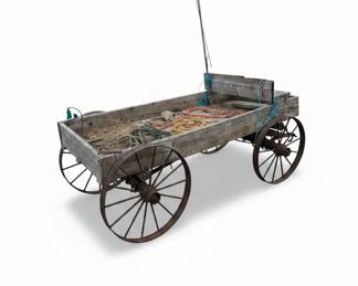 Vintage Wooden Farm Wagon
