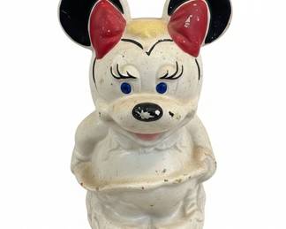 Vintage Mickey and Minnie Mouse Turnabout Cookie Jars second image